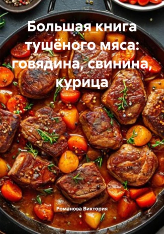 Обложка книги «Большая книга тушёного мяса: говядина, свинина, курица»