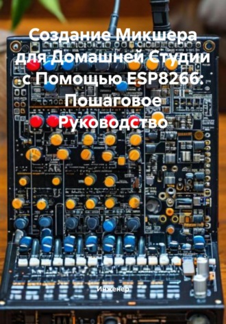 Обложка книги «Создание Микшера для Домашней Студии с Помощью ESP8266: Пошаговое Руководство»