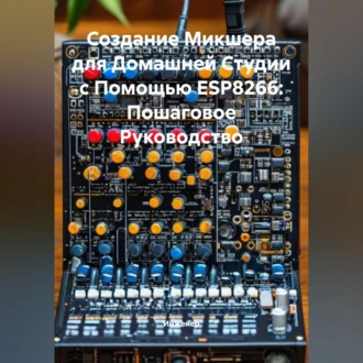 Обложка книги «Создание Микшера для Домашней Студии с Помощью ESP8266: Пошаговое Руководство»
