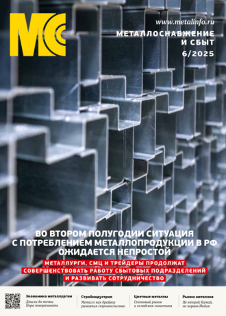 Обложка книги «Металлоснабжение и сбыт №06/2025»