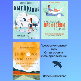 Обложка книги «Профессиональный путь: от выгорания к самореализации. Сборник»