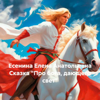 Обложка книги «Есенина Елена Анатольевна Сказка «Про бога, дающего свет»»