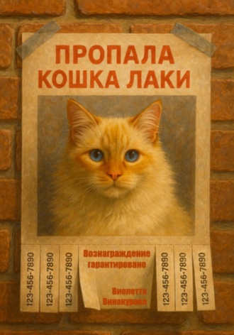 Обложка книги «Пропала кошка Лаки»