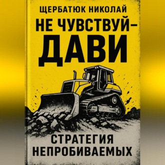 Обложка книги «Не чувствуй – дави. Стратегия непробиваемых»