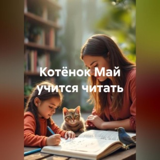 Обложка книги «Котёнок Май учится читать»