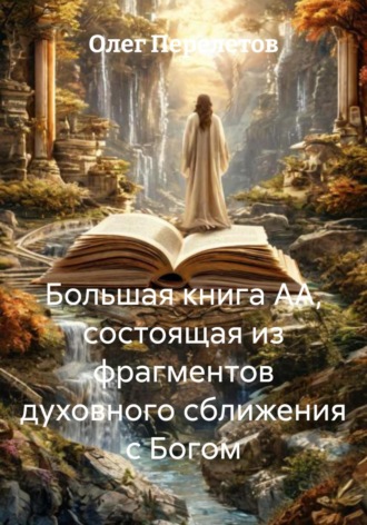 Обложка книги «Большая книга АА, состоящая из фрагментов духовного сближения с Богом»