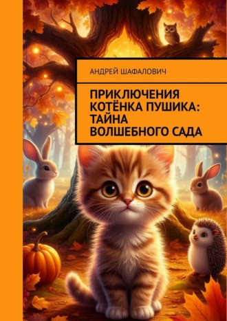Обложка книги «Приключения котёнка Пушика: Тайна волшебного сада»