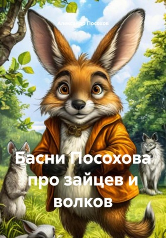 Обложка книги «Басни Посохова про зайцев и волков»