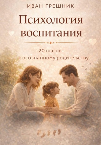 Обложка книги «Психология воспитания: 20 шагов к осознанному родительству»