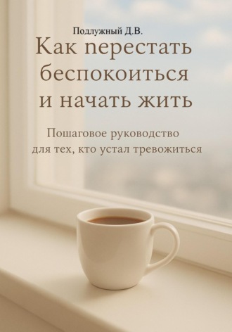 Обложка книги «Как перестать беспокоиться и начать жить. Пошаговое руководство для тех, кто устал тревожиться.»