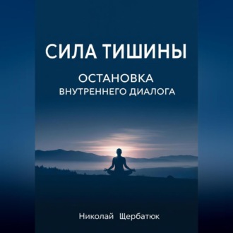 Обложка книги «Сила Тишины: Остановка Внутреннего Диалога»