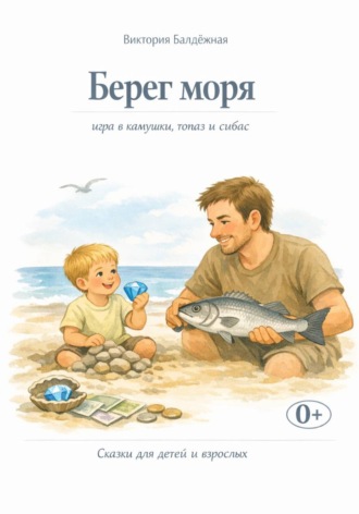 Обложка книги «Берег моря, игра в камушки, топаз и сибас. Сказки для детей и взрослых»