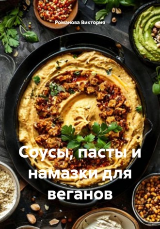 Обложка книги «Соусы, пасты и намазки для веганов»