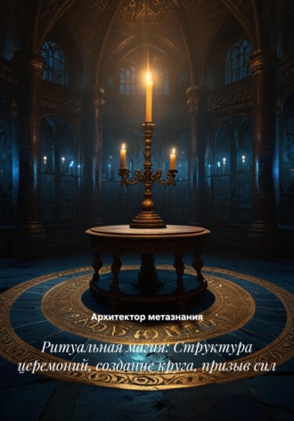 Обложка книги «Ритуальная магия: Структура церемоний, создание круга, призыв сил»