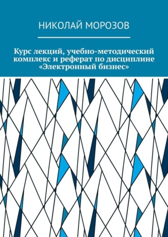 Николай Морозов. Курс лекций, учебно-методический комплекс и реферат по дисциплине «Электронный бизнес»