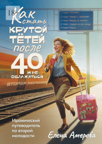 Обложка книги «Как стать крутой тетей после 40 и не облажаться. Иронический путеводитель по второй молодости»
