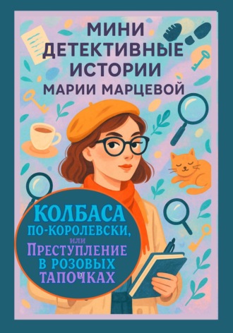 Обложка книги «Мини детективные истории Марии Марцевой. Колбаса по-королевски, или Преступление в розовых тапочках»