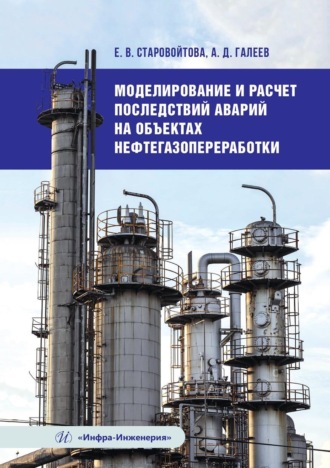 Обложка книги «Моделирование и расчет последствий аварий на объектах нефтегазопереработки»