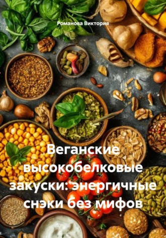 Обложка книги «Веганские высокобелковые закуски: энергичные снэки без мифов»