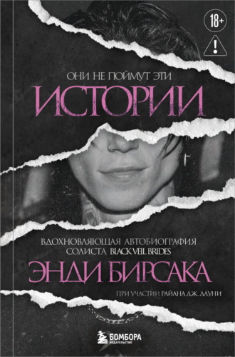 Обложка книги «Они не поймут эти истории. Вдохновляющая автобиография солиста Black Veil Brides Энди Бирсака»
