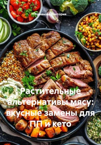 Обложка книги «Растительные альтернативы мясу: вкусные замены для ПП и кето»