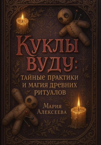 Обложка книги «Куклы вуду: тайные практики и магия древних ритуалов»