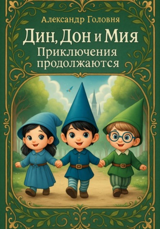 Обложка книги «Дин, Дон и Мия. Приключения продолжаются»