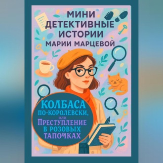 Обложка книги «Мини детективные истории Марии Марцевой. Колбаса по-королевски, или Преступление в розовых тапочках»