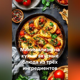 Обложка книги «Минимализм на кухне: вкусные блюда из трёх ингредиентов»