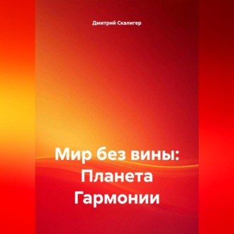 Обложка книги «Мир без вины: Планета Гармонии.»