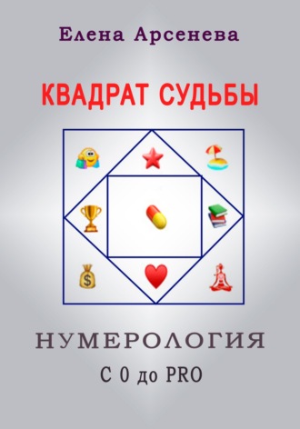 Обложка книги «Квадрат Судьбы. Нумерология с 0 до PRO»