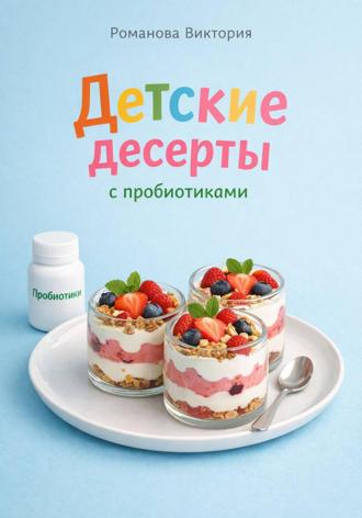 Обложка книги «Детские десерты с пробиотиками»