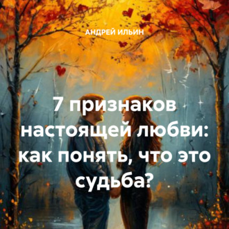 Обложка книги «7 признаков настоящей любви: как понять, что это судьба?»