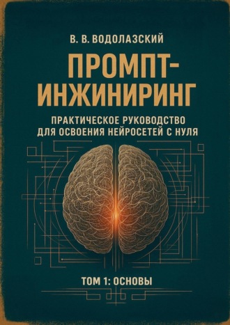 Обложка книги «Промпт-инжиниринг. Практическое руководство для освоения нейросетей с нуля. Том 1: основы»
