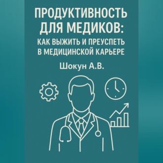 Обложка книги «Продуктивность для медиков: как выжить и преуспеть в медицинской карьере»