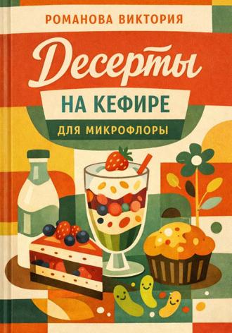 Обложка книги «Десерты на кефире для микрофлоры»