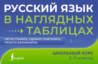 Обложка книги «Русский язык в наглядных таблицах. Школьный курс. 5-11 классы»