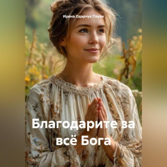 Обложка книги «Благодарите за всё Бога»