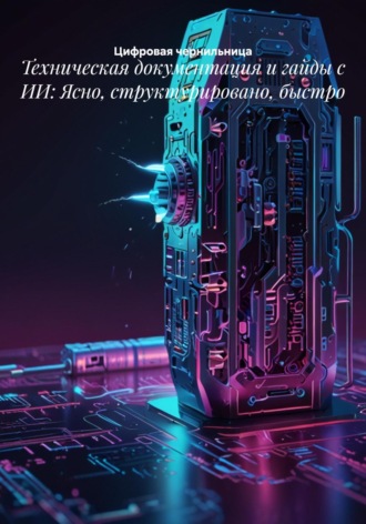 Обложка книги «Техническая документация и гайды с ИИ: Ясно, структурировано, быстро»