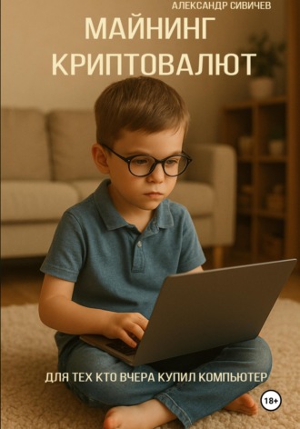 Обложка книги «Самоучитель: Майнинг криптовалют. Для тех, кто вчера купил компьютер»