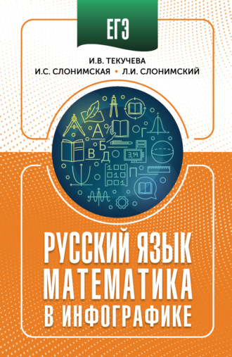 Обложка книги «ЕГЭ. Русский язык и математика в инфографике»