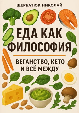 Обложка книги «Еда как философия: Веганство, Кето и все между»