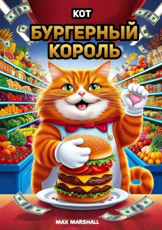 Обложка книги «Кот – бургерный король»