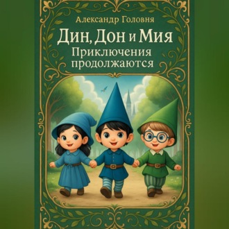Обложка книги «Дин, Дон и Мия. Приключения продолжаются»