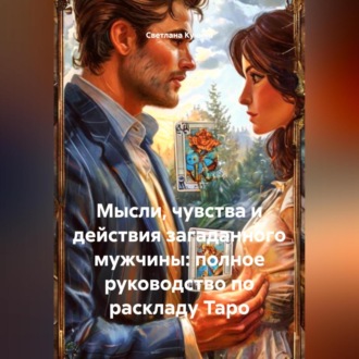 Обложка книги «Мысли, чувства и действия загаданного мужчины: полное руководство по раскладу Таро»