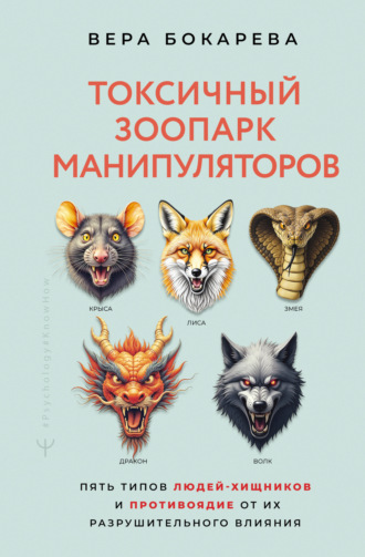 Обложка книги «Токсичный зоопарк манипуляторов. Пять типов людей-хищников и противоядие от их разрушительного влияния»