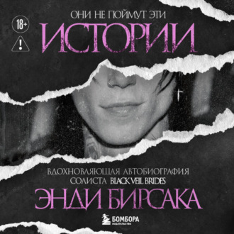 Обложка книги «Они не поймут эти истории: Вдохновляющая автобиография солиста Black Veil Brides Энди Бирсака»