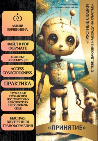 Обложка книги «Грустная сказка о тебе, дающая надежду на счастье – принятие»