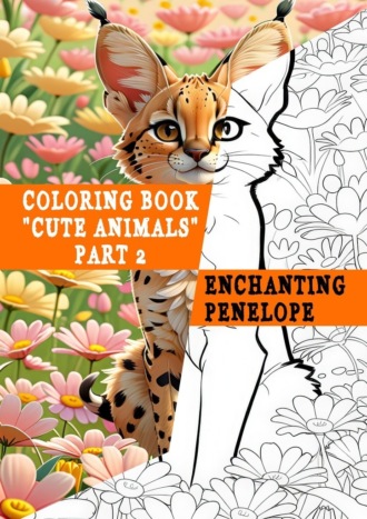 Обложка книги «Coloring book «Cute Animals». Part 2»
