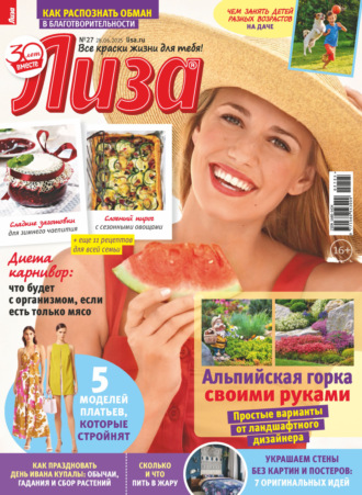 Обложка книги «Журнал «Лиза» №27/2025»